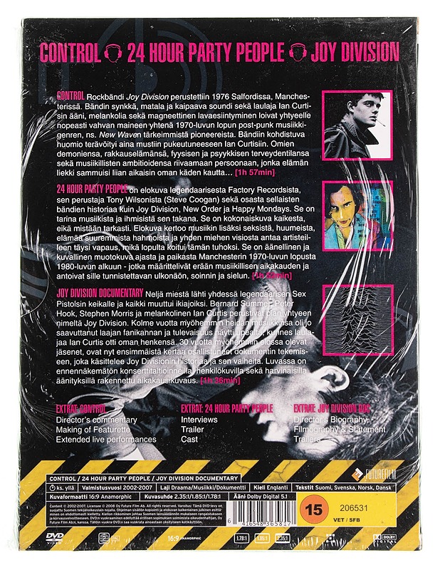 Control:24 hour party people - dvd - DVD-elokuvat - 10105594715 - 1