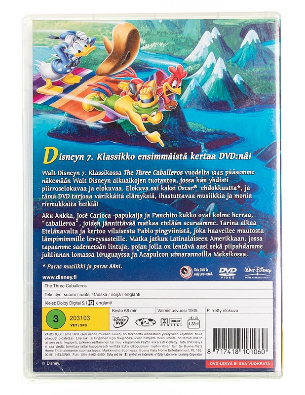 Disney : The Three Caballeros - DVD - DVD-elokuvat - 10105594738 - 1