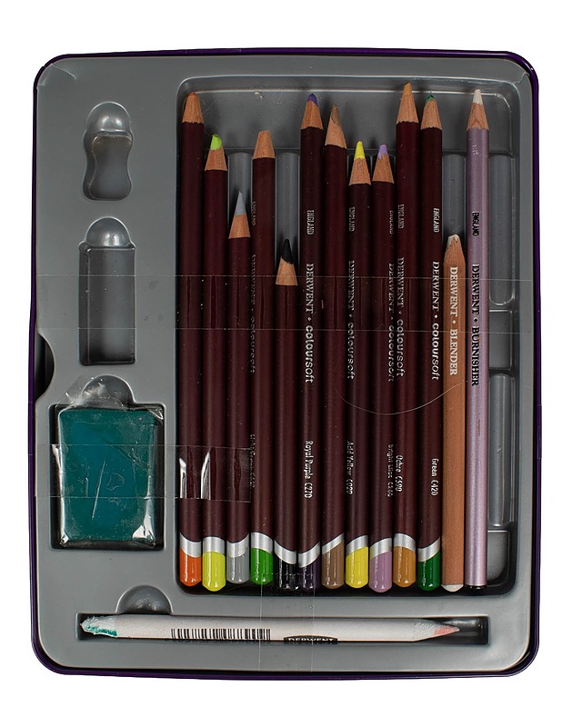 DERWENT Coloursoft Collection, 30 kpl + lisävarusteet - Askartelu - 10105594745 - 1