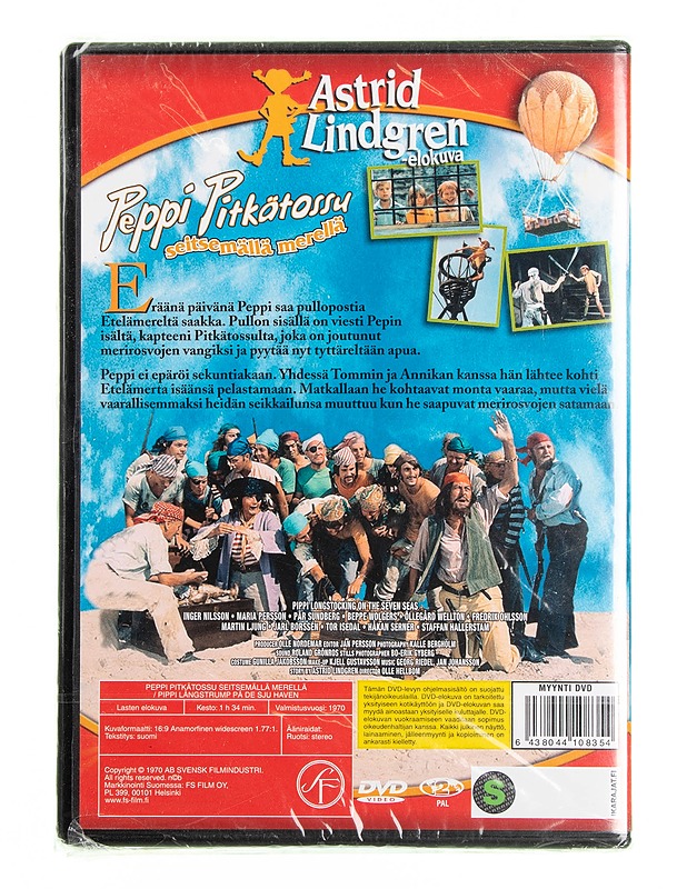 Peppi Pitkätossu Seitsemällä merellä  - DVD-elokuvat - 10105594767 - 1