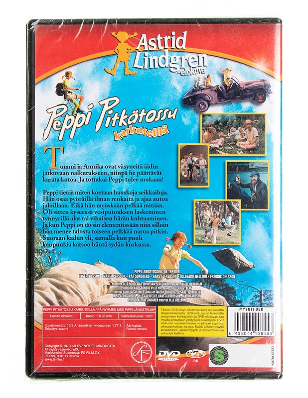 Peppi Pitkätossu karkuteillä - DVD - DVD-elokuvat - 10105594769 - 1