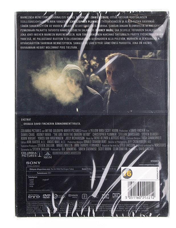 The Girl with The Dragon Tattoo - DVD - DVD-elokuvat - 10105594799 - 1