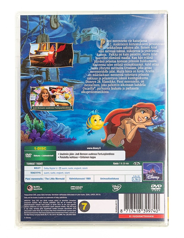 Pieni merenneito - DVD - DVD-elokuvat - 10105594849 - 1