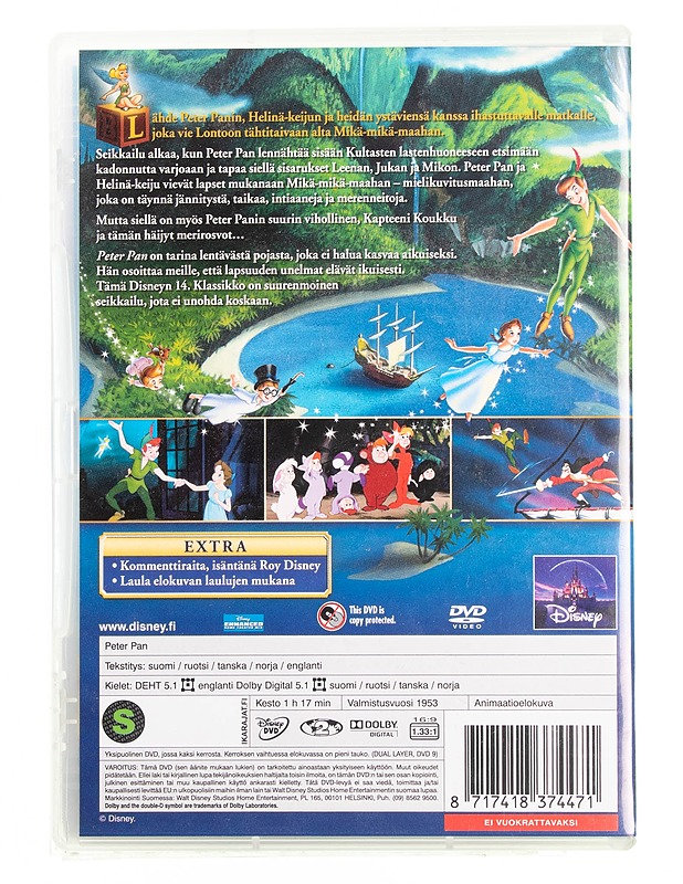 Disney : Peter Pan - DVD - DVD-elokuvat - 10105594883 - 1