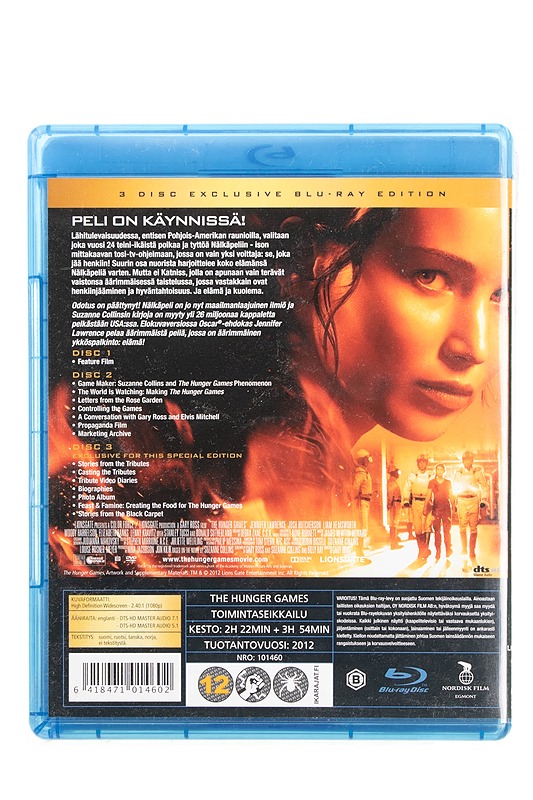 Nälkäpeli - Blu-Ray - Blu-ray-levyt - 10105594932 - 1