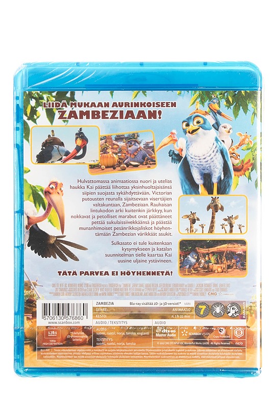 Zambezia 3D - Blu-Ray - Blu-ray-levyt - 10105594941 - 1