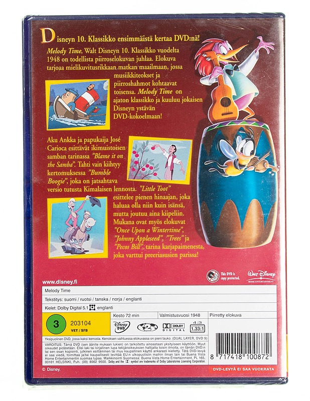 Disney : Melody Time - DVD - DVD-elokuvat - 10105594961 - 1