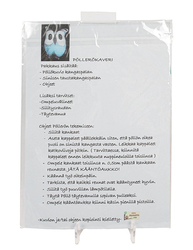 Pöllerö tarvikepaketti Pöllö-leluun - Käsityö - 10105594963 - 1