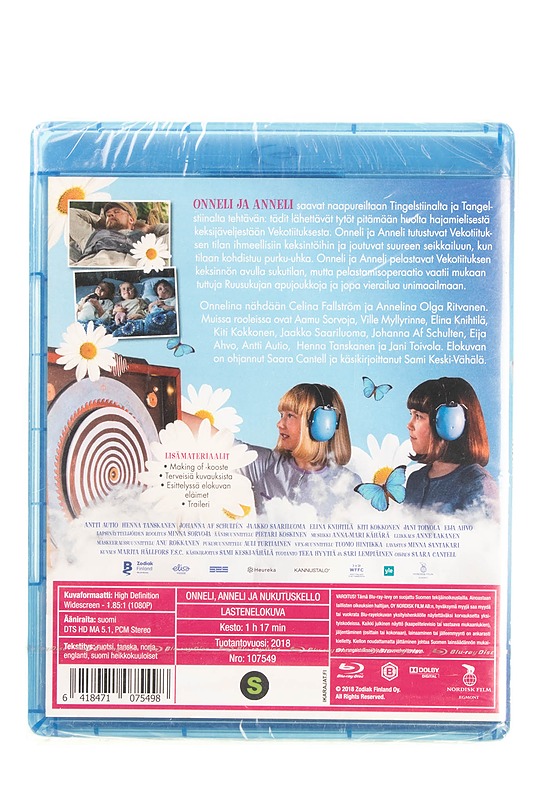 Onneli Ja Anneli, Ja Nukutuskello - Blu-Ray - Blu-ray-levyt - 10105594965 - 1