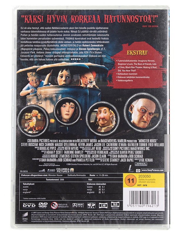 Monsteritalo - dvd - DVD-elokuvat - 10105594967 - 1
