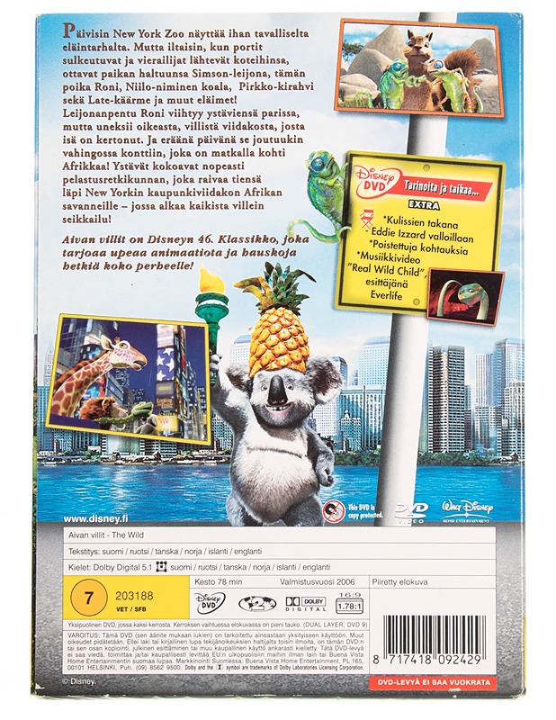 Walt Disney-klassikot: aivan vilit - dvd - DVD-elokuvat - 10105594973 - 1