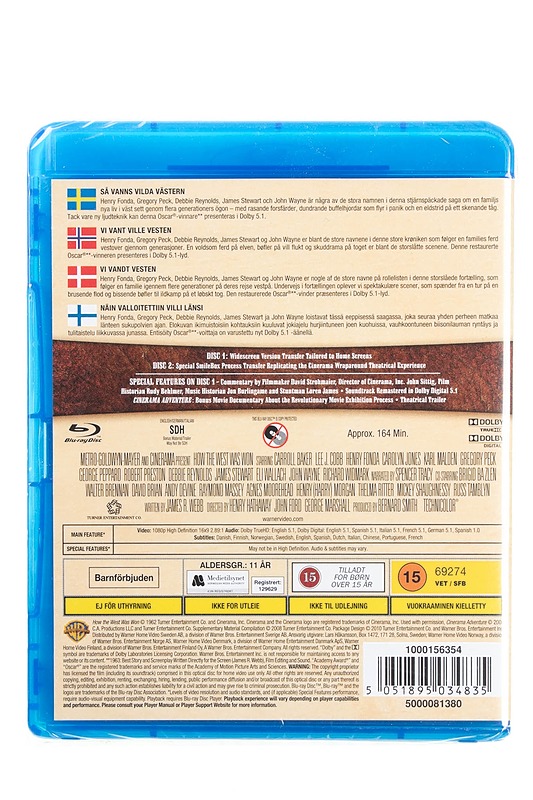 How The West Was Won - Blu-Ray - Blu-ray-levyt - 10105595019 - 1
