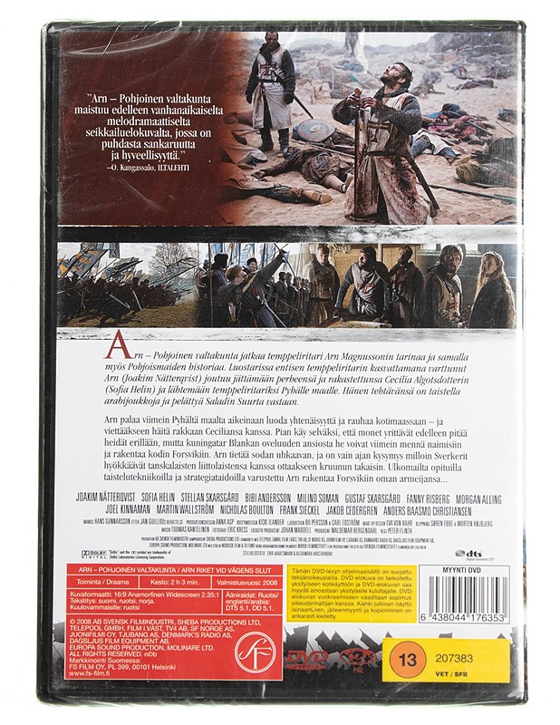 Arn: pohjoinen valtakunta - dvd - DVD-elokuvat - 10105595049 - 1
