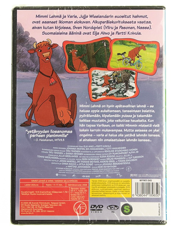 Mimmi Lehmä & Varis - dvd - DVD-elokuvat - 10105595057 - 1