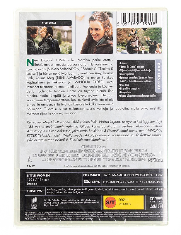 Pikku Naisia - DVD - DVD-elokuvat - 10105595058 - 1