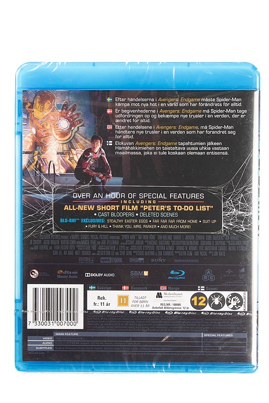 Spider-Man: Far From Home - Blu-Ray - Blu-ray-levyt - 10105595136 - 1