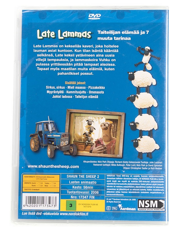 Late Lammas 2 : Taiteilijan elämää ja 7 muuta tarinaa - DVD - DVD-elokuvat - 10105595147 - 1