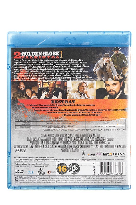 Django: Unchained - Blu-Ray - Blu-ray-levyt - 10105595162 - 1