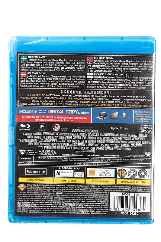 Gatsby - Blu-Ray - Blu-ray-levyt - 10105595184 - 1