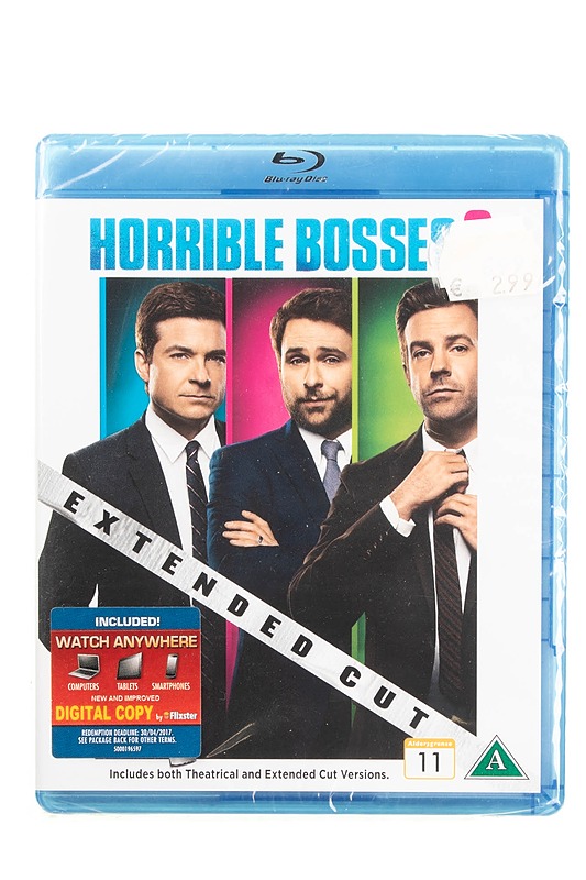 Horrible Bosses, Extended Cut - Blu-Ray - Blu-ray-levyt - 10105595191 - 0