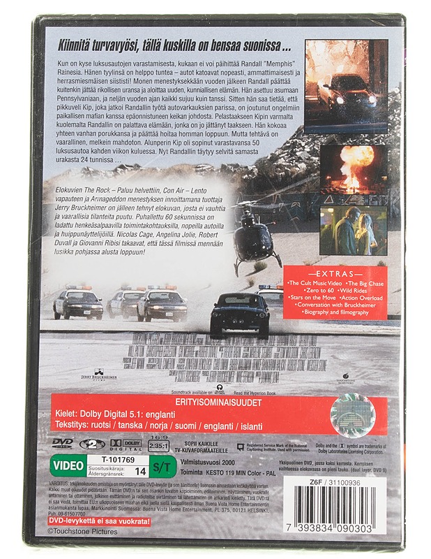 Puhallettu 60 sekunnissa - DVD - DVD-elokuvat - 10105595252 - 1