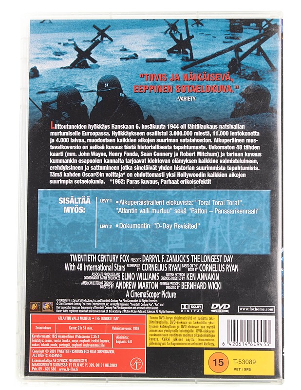 Atlantin valli murtuu : 2 levyn special edition - DVD - DVD-elokuvat - 10105595273 - 1