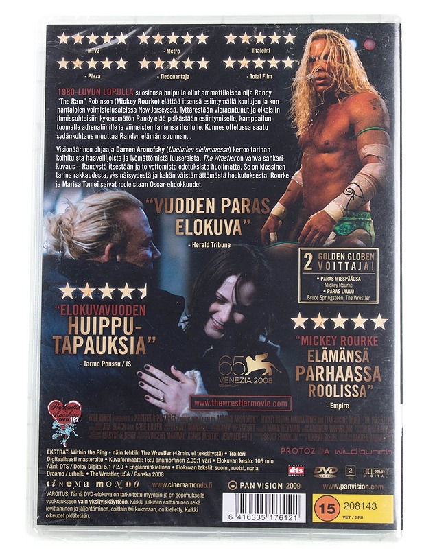 Painija / Wrestler - DVD - DVD-elokuvat - 10105595325 - 1