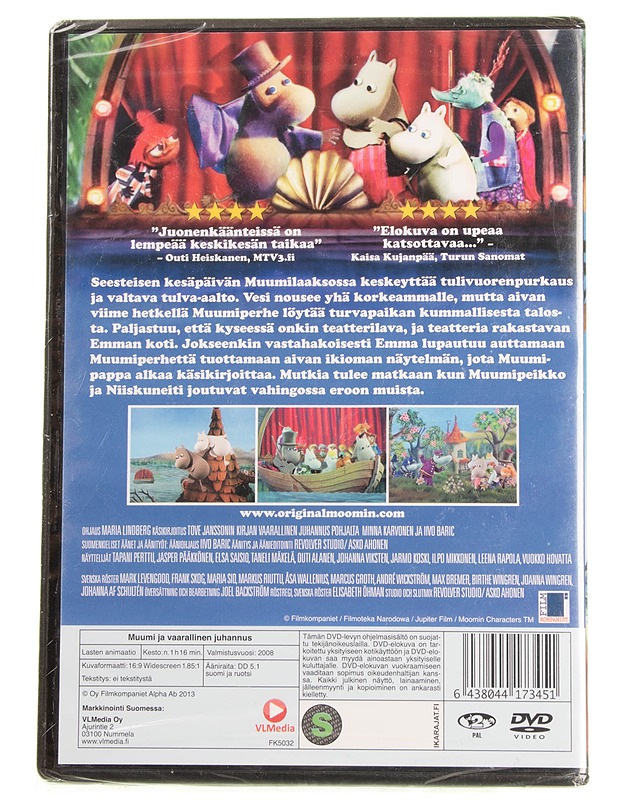 Muumi ja vaarallinen juhannus - DVD - DVD-elokuvat - 10105595355 - 1