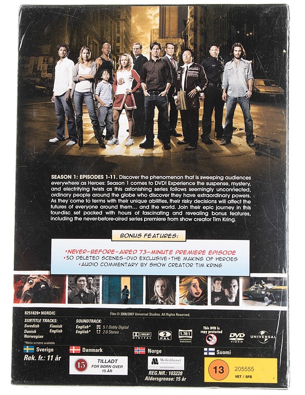 Heroes : Kausi 1, osa 1 ; 4 levyä - DVD - DVD-elokuvat - 10105595375 - 1