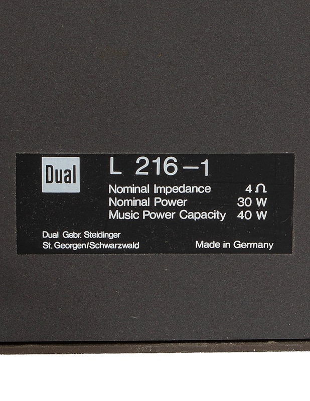DUAL L 216-1 kaiutinpari - Audio - 10105595505 - 3