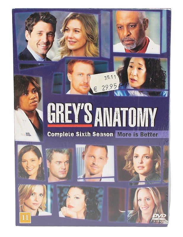 Greyn Anatomia: 6. Kausi - DVD - DVD-elokuvat - 10105595529 - 0