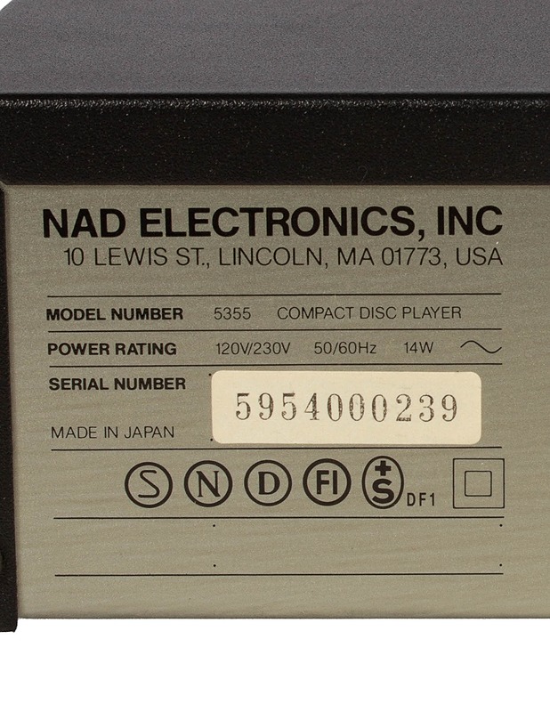 NAD 5355 CD-soitin - Viihde-elektroniikka - 10105595542 - 3