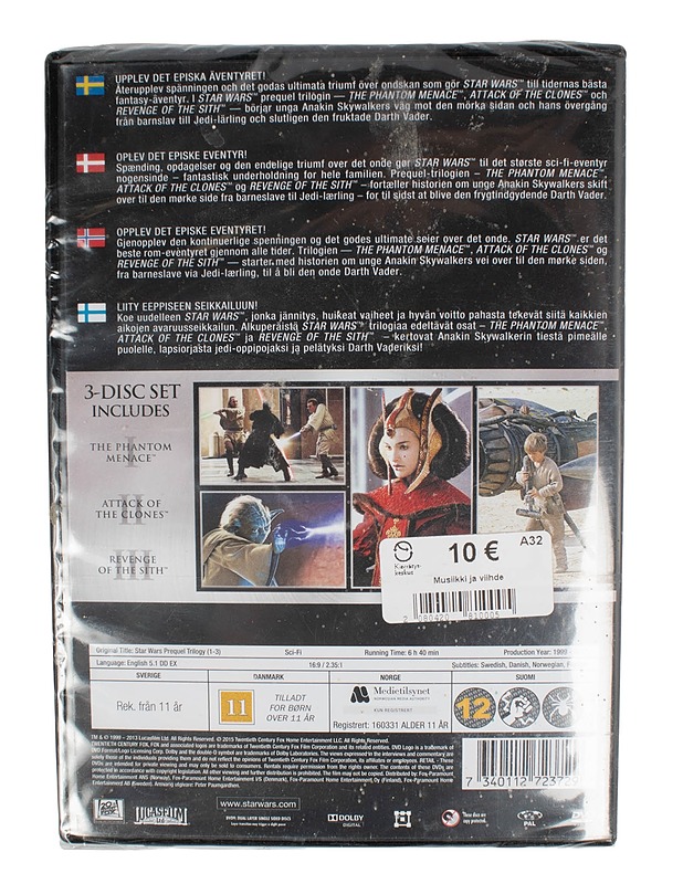 Star Wars Trilogy - DVD - DVD-elokuvat - 10105595561 - 1