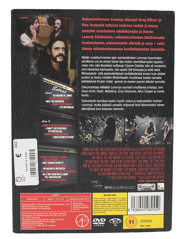 Lemmy - DVD - DVD-elokuvat - 10105595575 - 1