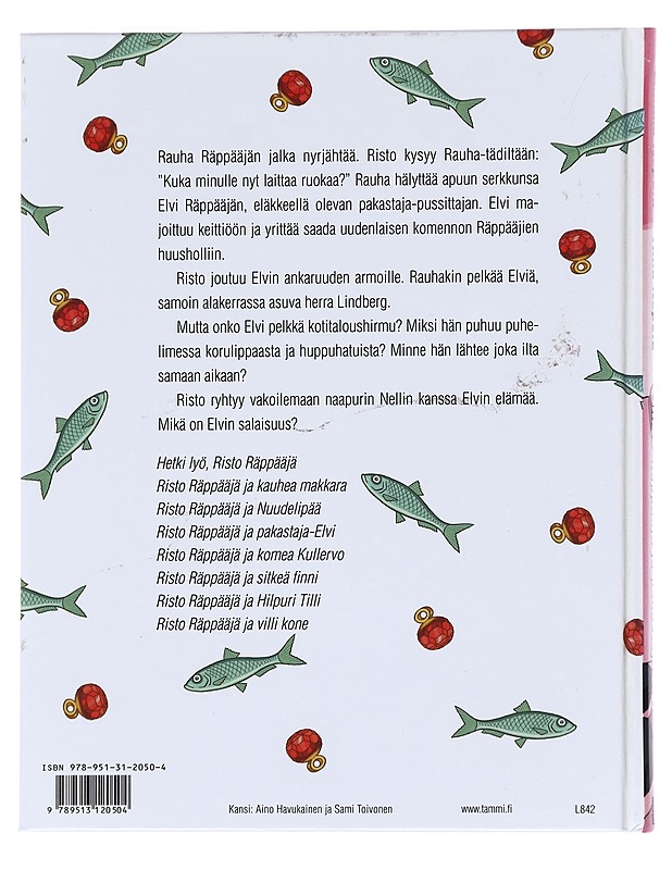 Risto Räppääjä ja pakastaja-Elvi - Nopola, Sinikka - Lastenkirjat - 10105595607 - 1