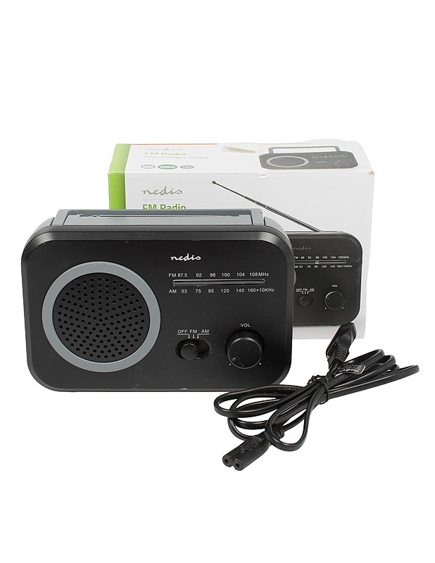 NEDIS RDFM1330GY FM/AM-radio - Audio - 10105595650 - 0