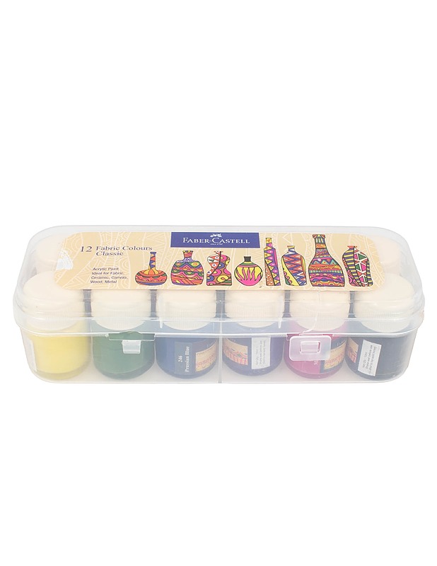 FABER CASTELL askartelu akryylimaalit, 12kpl/pkt - Askartelu - 10105595692 - 0