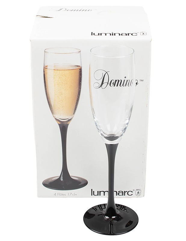 LUMINARC Domino shampanjahuilulasi, 4 kpl - Lasit - 10105595739 - 0