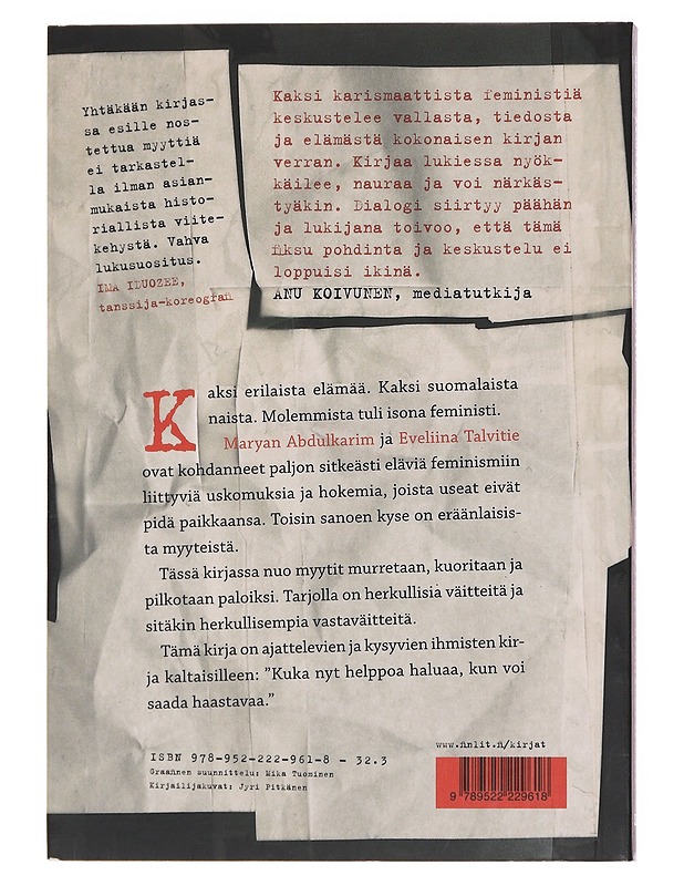 Noin 10 myyttiä feminismistä - Abdulkarim, Maryan - Tietokirjat ja oppaat - 10105595777 - 1