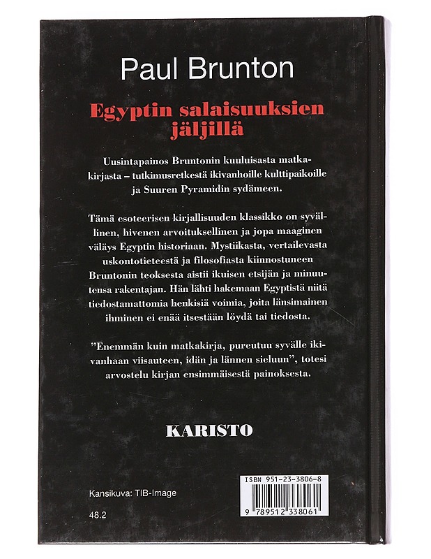 EGYPTIN SALAISUUKSIEN JÄLJILLÄ - BRUNTON, PAUL - Tietokirjat ja oppaat - 10105595796 - 1