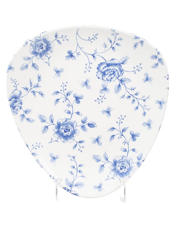 CHURCHILL Vintage Prints Blue Rose Chintz kolmiolautanen 220mm, 4 kpl - Lautaset ja kulhot - 10105595852 - 0