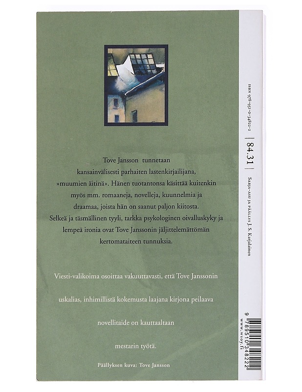 Viesti - Tove Jansson - Romaanit ja novellit - 10105595906 - 1
