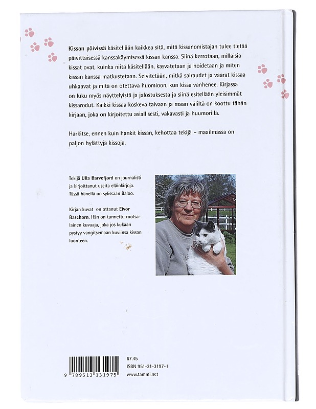 Kissan päivät / kissanomistajan käsikirja - Barvefjord, Ulla - Tietokirjat ja oppaat - 10105595926 - 1