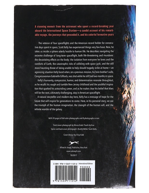 Endurance: A Year in Space, A Lifettime Of Discovery - Scott Kelly - Elämäkerrat ja muistelmat - 10105595924 - 1