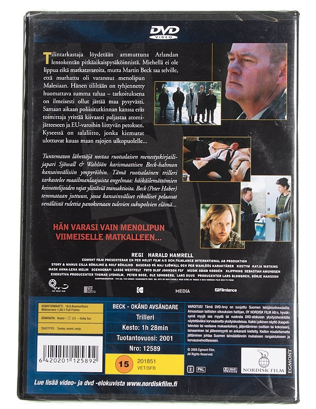 Beck : Tuntematon lähettäjä - DVD - DVD-elokuvat - 10105595922 - 1