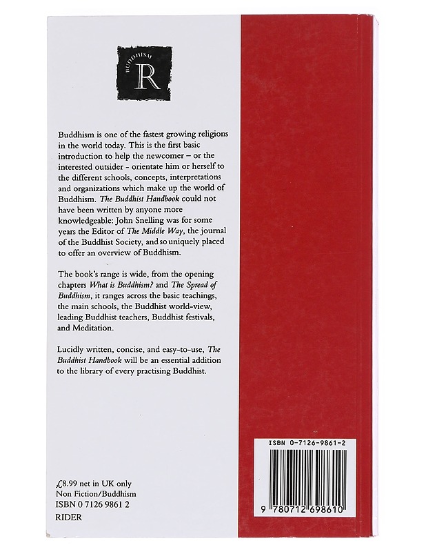 The Buddhist Handbook - John Snelling - Tietokirjat ja oppaat - 10105595935 - 1