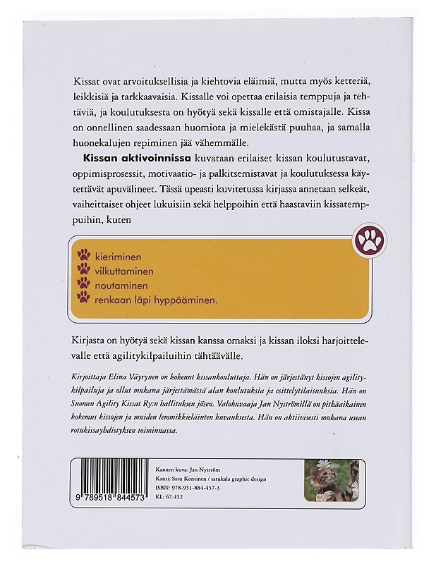 Kissan aktivointi - Väyrynen, Elina - Tietokirjat ja oppaat - 10105595962 - 1