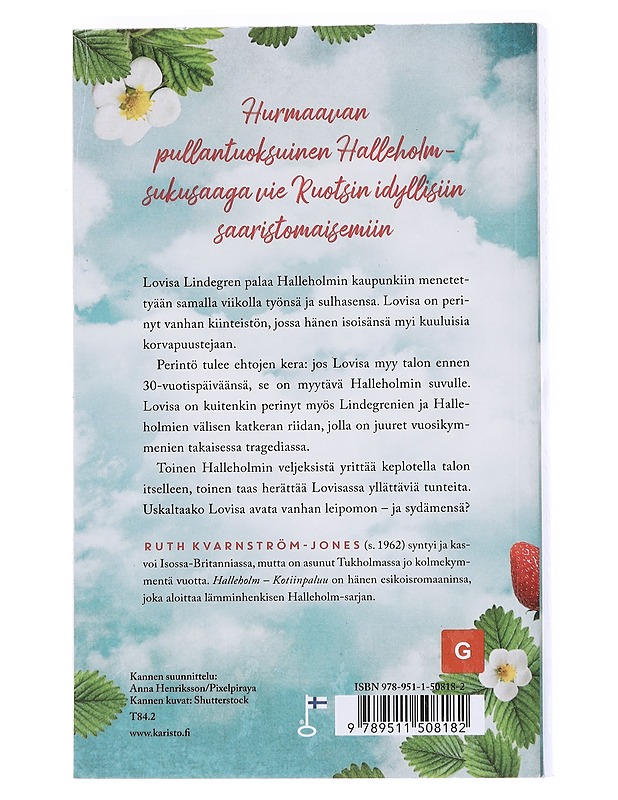 Kotiinpaluu - Kvarnström-Jones, Ruth - Romaanit ja novellit - 10105595976 - 1