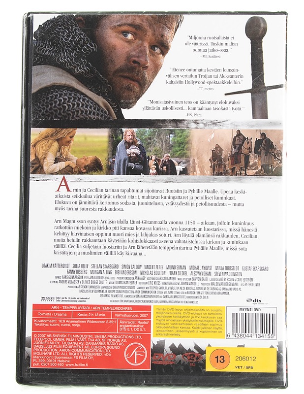 Arn - Temppeliritari - DVD - DVD-elokuvat - 10105595992 - 1
