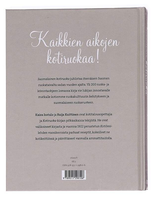 Suomalainen kotiruoka - Isotalo, Kaisa - Tietokirjat ja oppaat - 10105596009 - 1